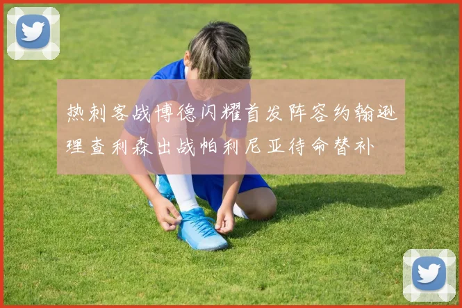热刺客战博德闪耀首发阵容约翰逊理查利森出战帕利尼亚待命替补